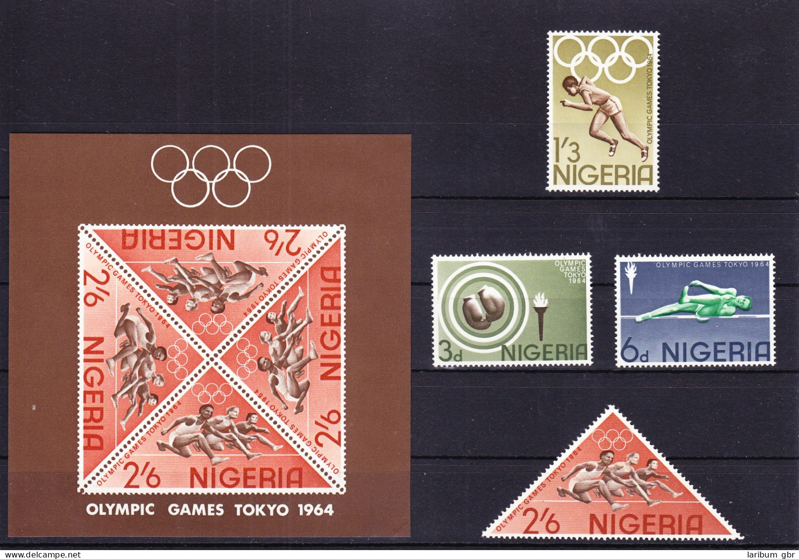 Nigeria 156-159 Postfrisch Olympische Sommerspiele #RE304 - Nigeria (1961-...)