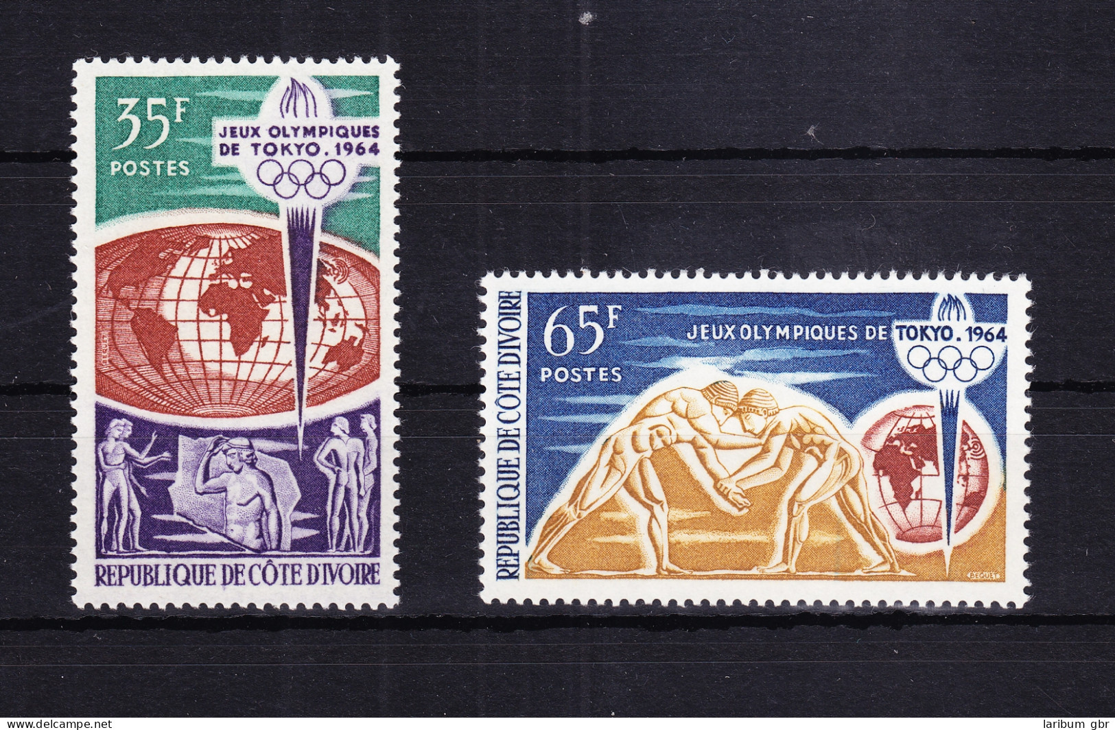 Elfenbeinküste 269-270 Postfrisch Olympische Sommerspiele 1964 Tokio #RE440 - Costa D'Avorio (1960-...)