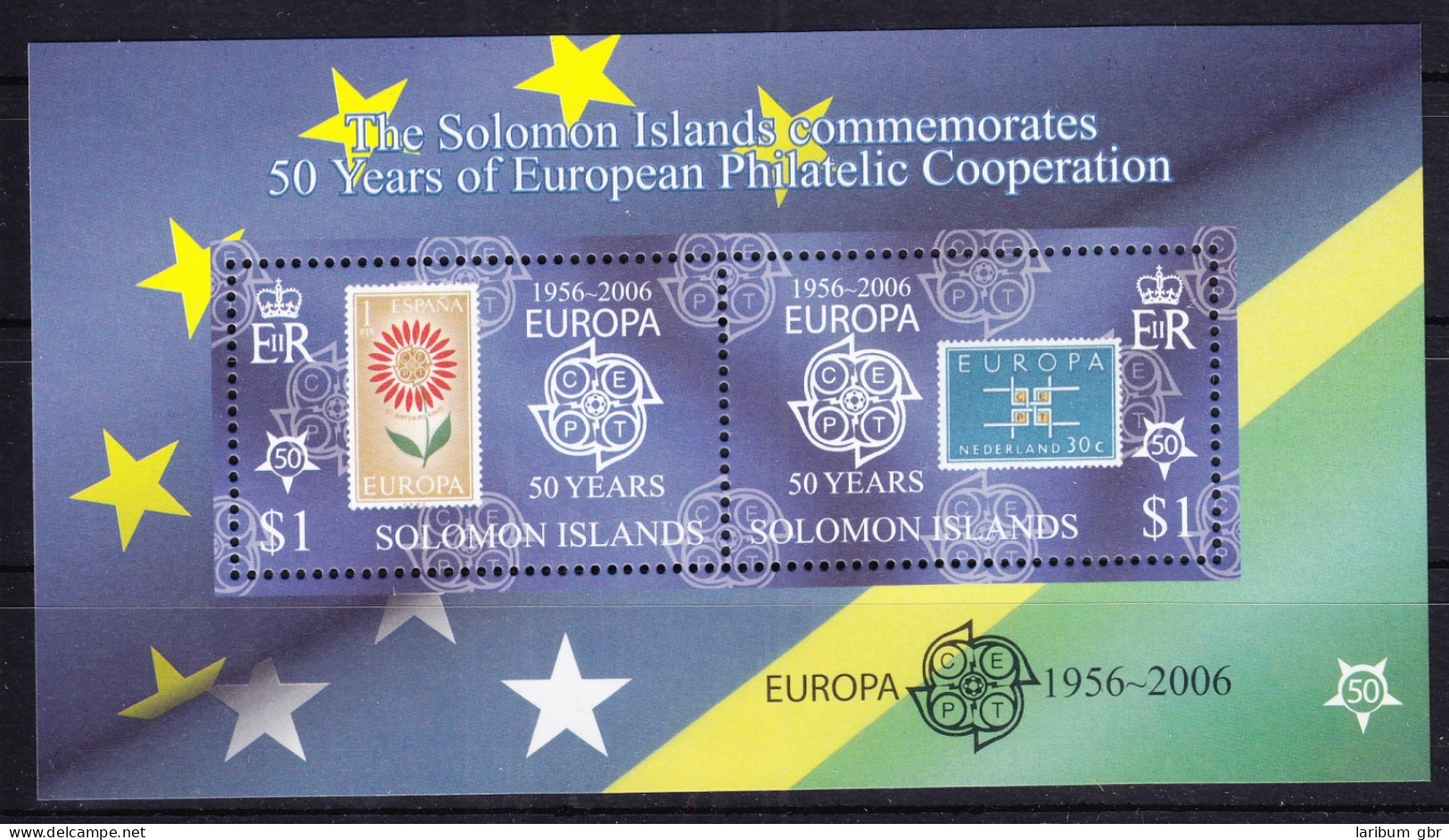 Salomonen Block 84 Mit 1220-1221 Postfrisch MNH #RG141 - Isole Salomone (1978-...)