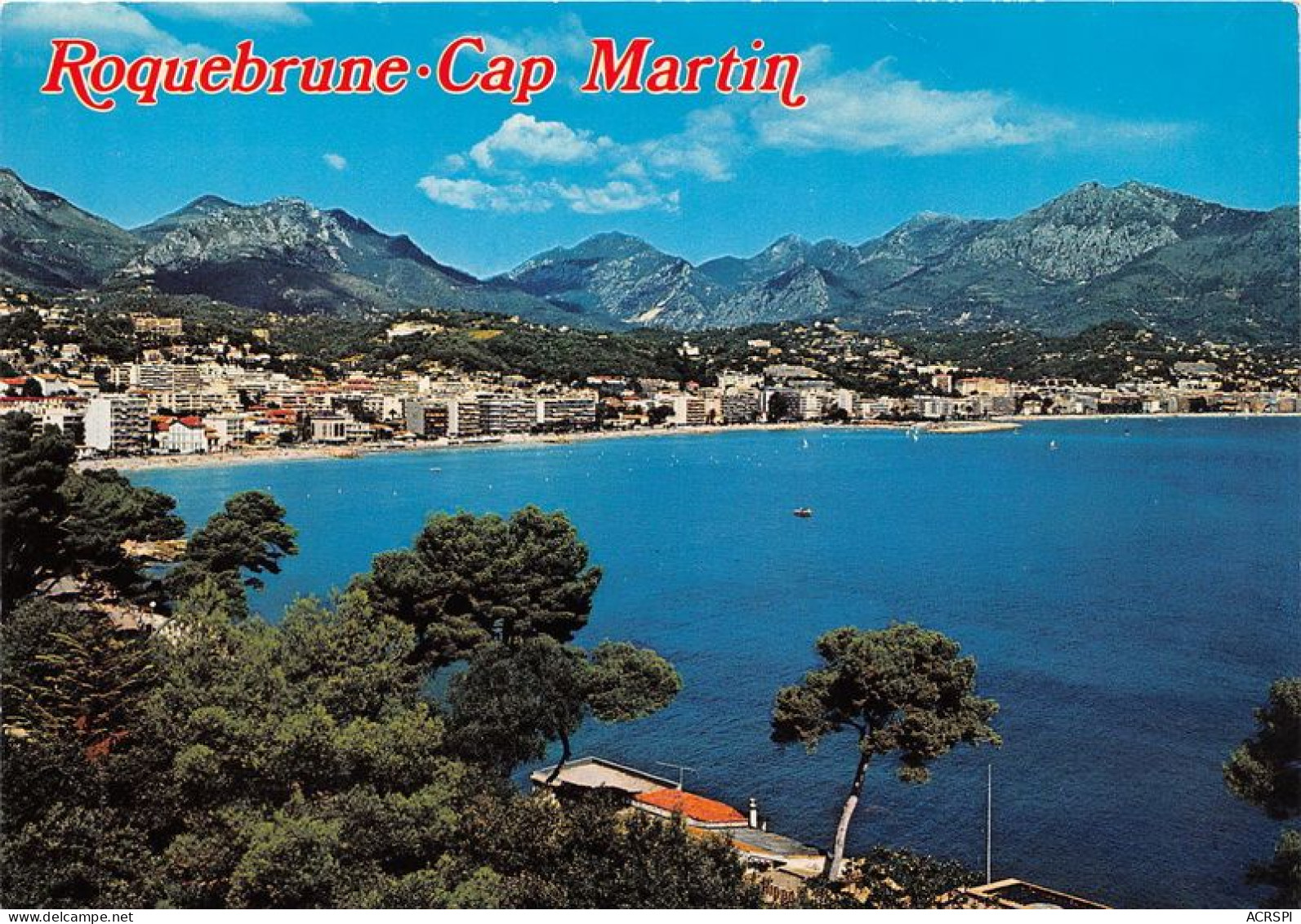 ROQUEBRUNE CAP MARTIN Vue Generale 26(scan Recto-verso) MA1582 - Roquebrune-Cap-Martin