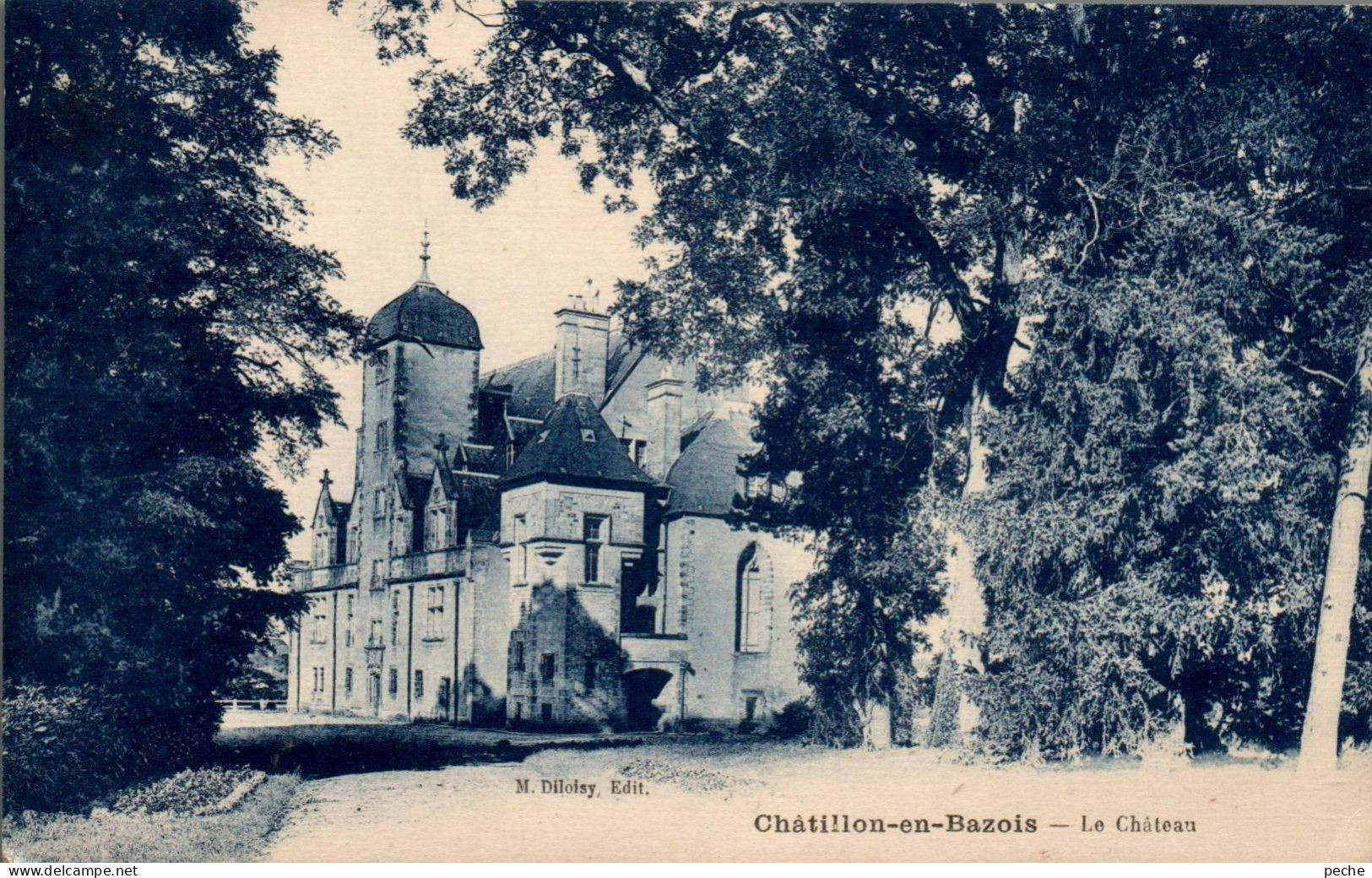 N°200 W -cpa Chatillon En Bazois -le Château- - Chatillon En Bazois