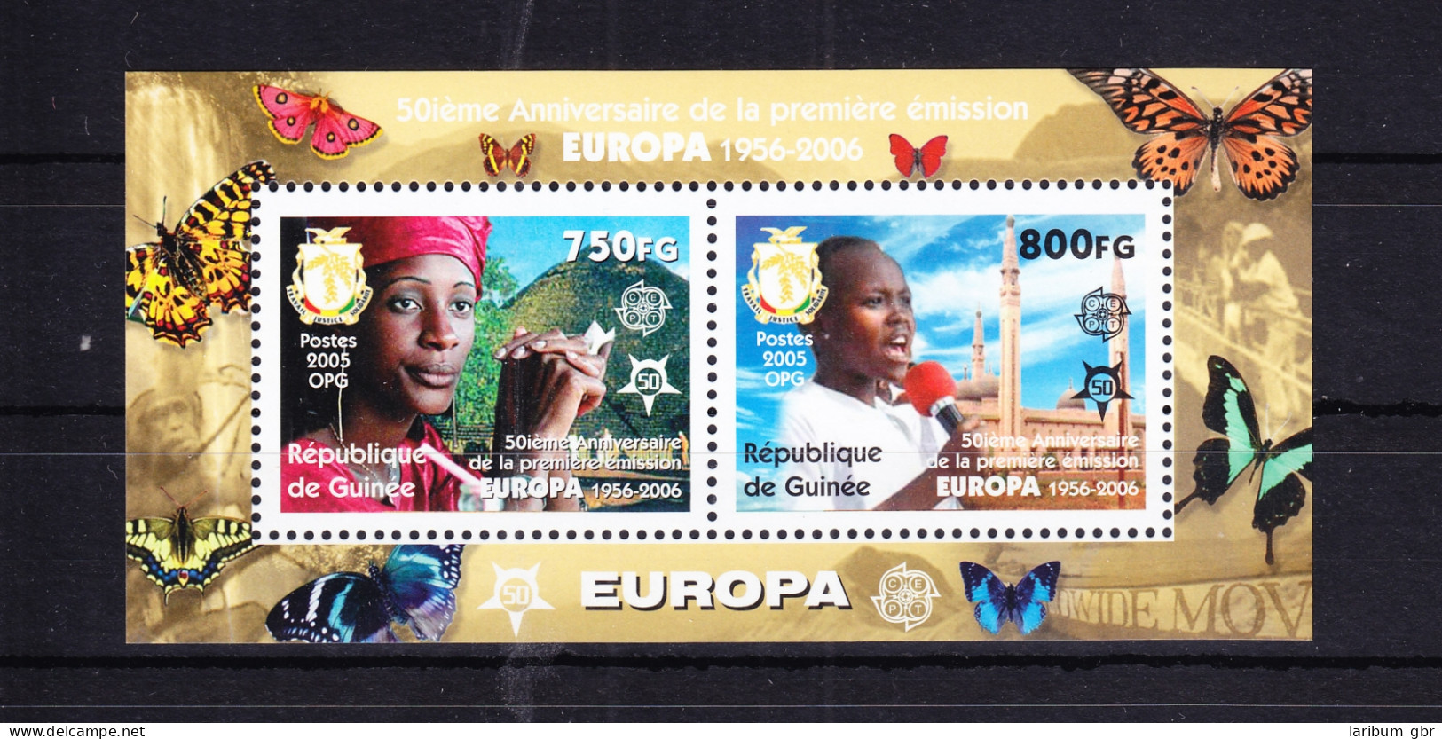 Guinea Block 917 Mit 4206-4207 Postfrisch MNH #RG133 - Guinée (1958-...)
