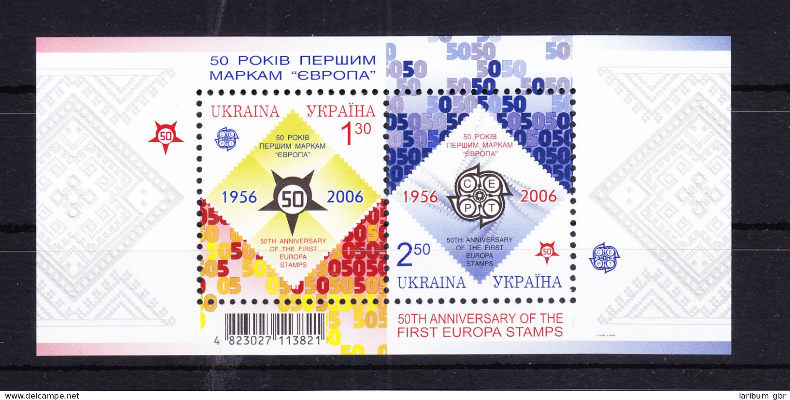 Ukraine Block 54 Mit 766-767 Postfrisch MNH #RG093 - Ucrania