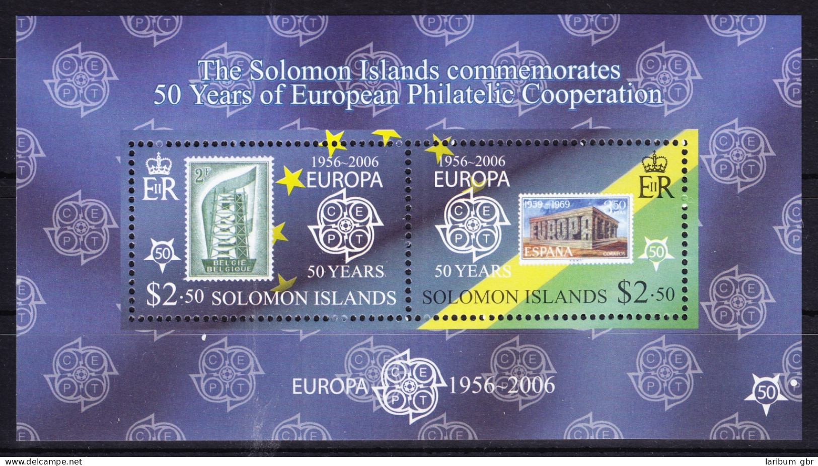 Salomonen Block 86 Mit 1224-1225 Postfrisch MNH #RG139 - Isole Salomone (1978-...)