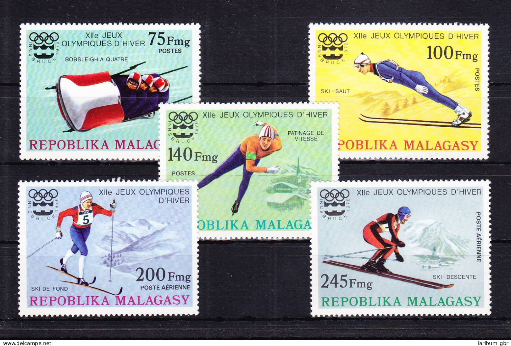 Madagaskar 767-771 Postfrisch Olympische Winterspiele #RG251 - Madagaskar (1960-...)