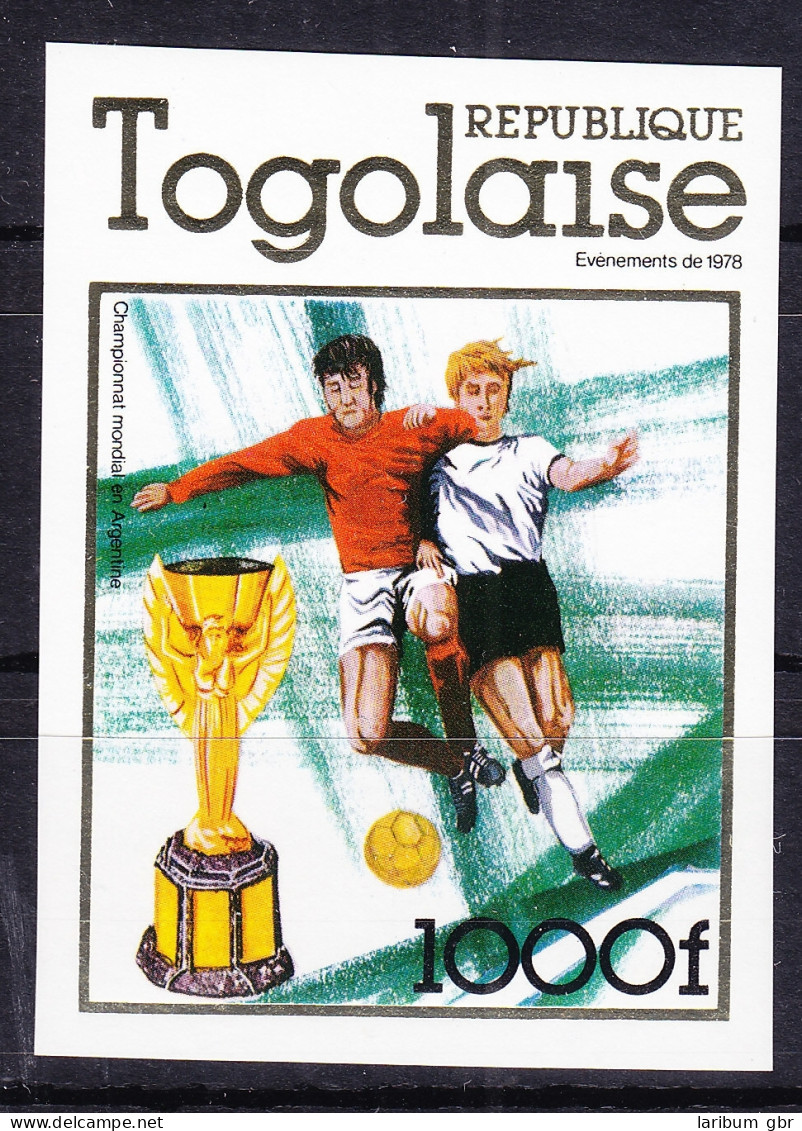 Togo 1282 Postfrisch Fußball WM 1978 Argentinien #RH511 - Togo (1960-...)