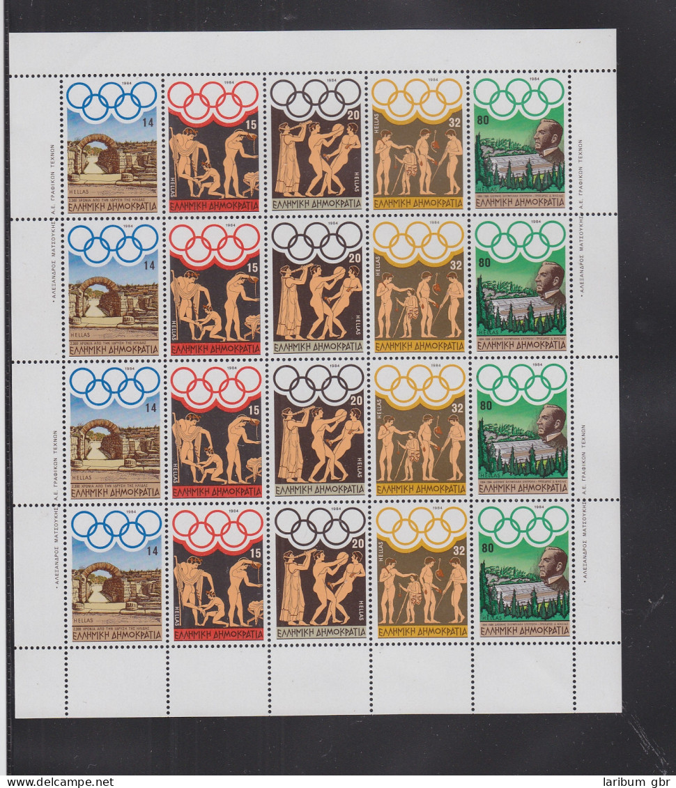 Griechenland 1557-1561 Postfrisch Als Bogen Olympische Spiele #RO016 - Otros & Sin Clasificación