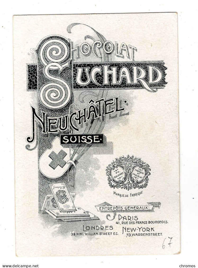 Chromo Chocolat Suchard, S 67 / 6, Moyens De Transport, Paris - Suchard