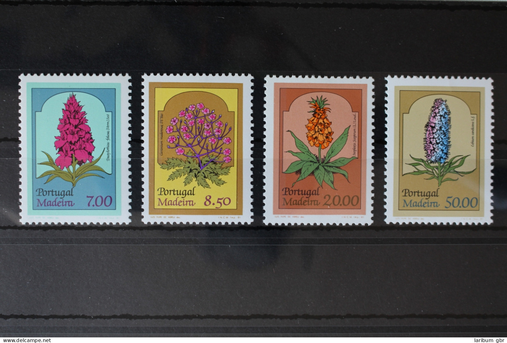 Portugal Madeira 73-76 Postfrisch Blumen #RH991 - Madère