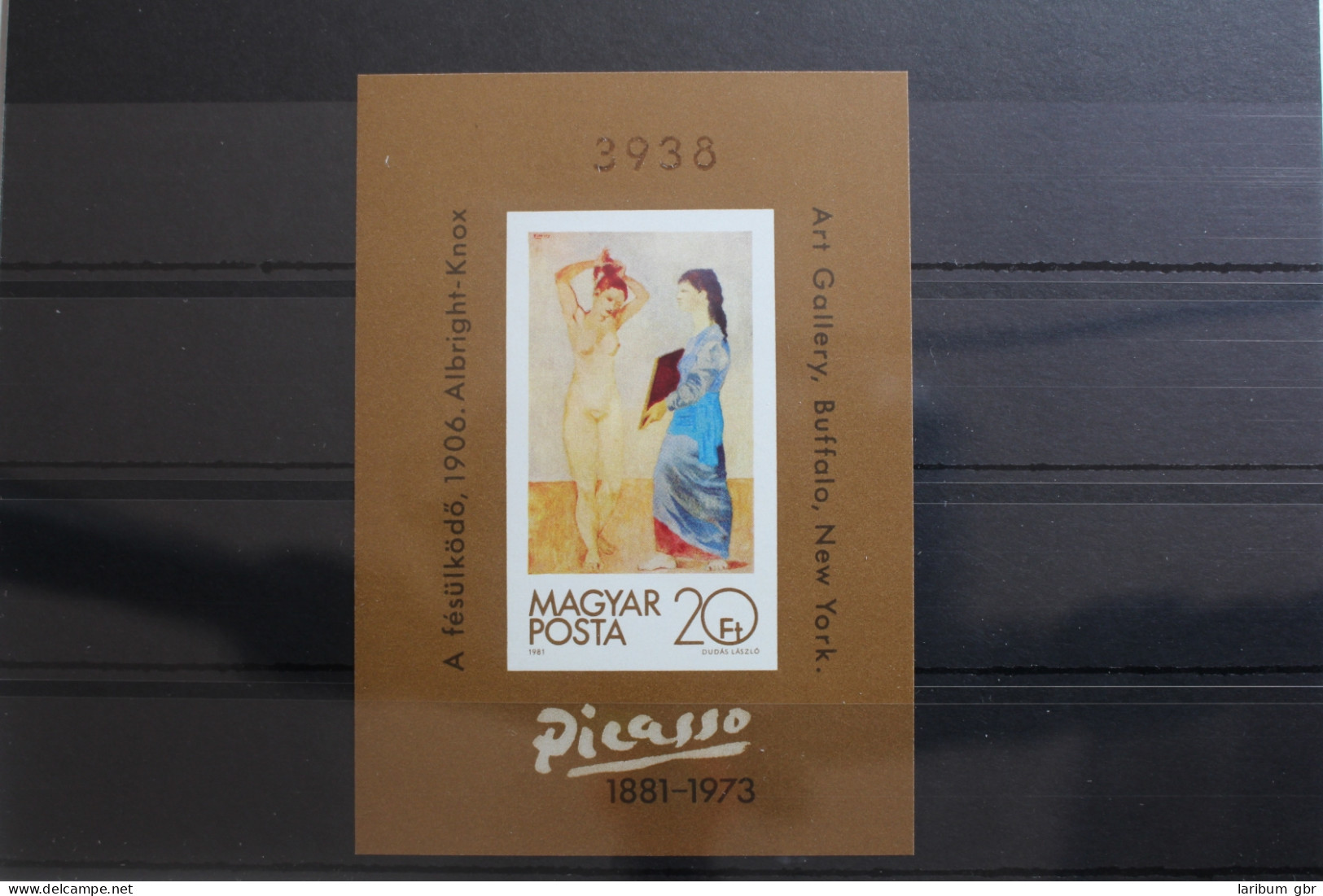 Ungarn Block 154B Mit 3531 Postfrisch Pablo Picasso #RM716 - Andere & Zonder Classificatie
