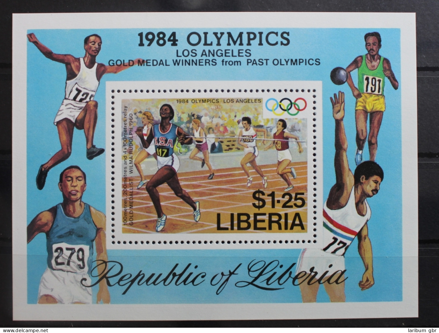 Liberia Block 108 Mit 1310 Postfrisch Olympische Spiele #RN223 - Liberia