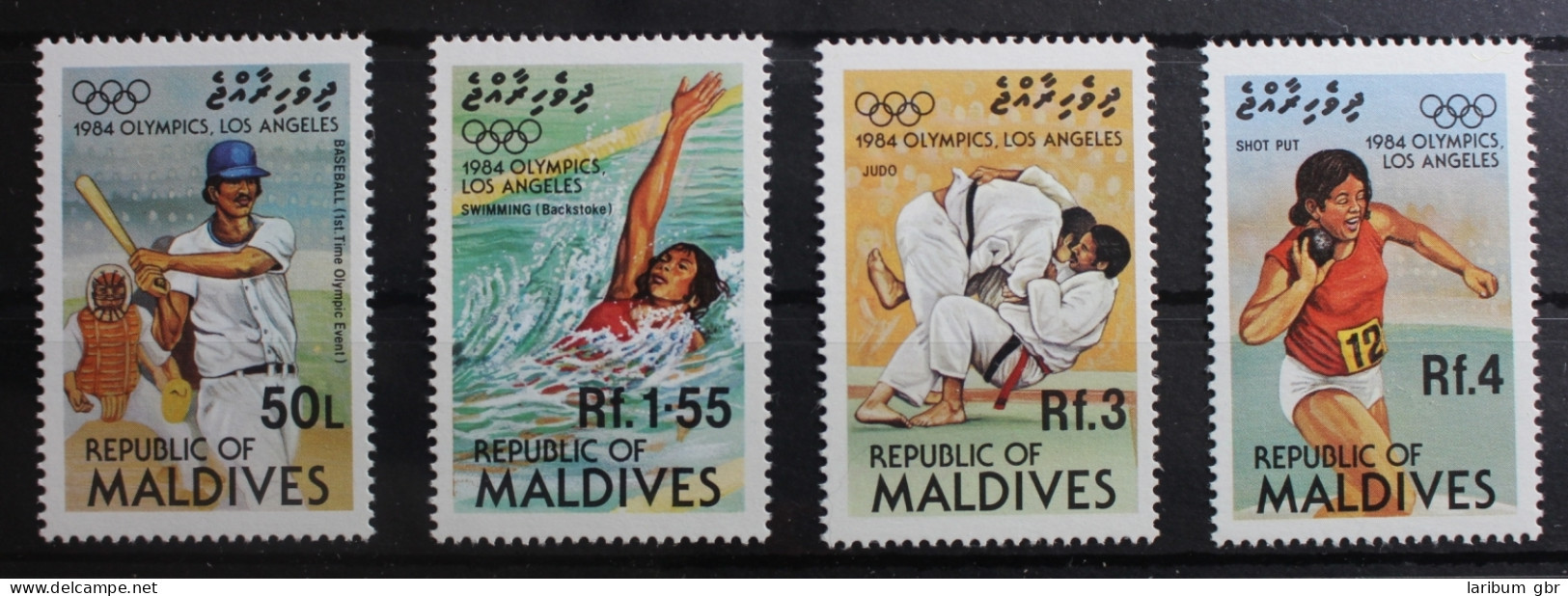 Malediven 1036-1039 Postfrisch Olympische Spiele #RN214 - Maldive (1965-...)