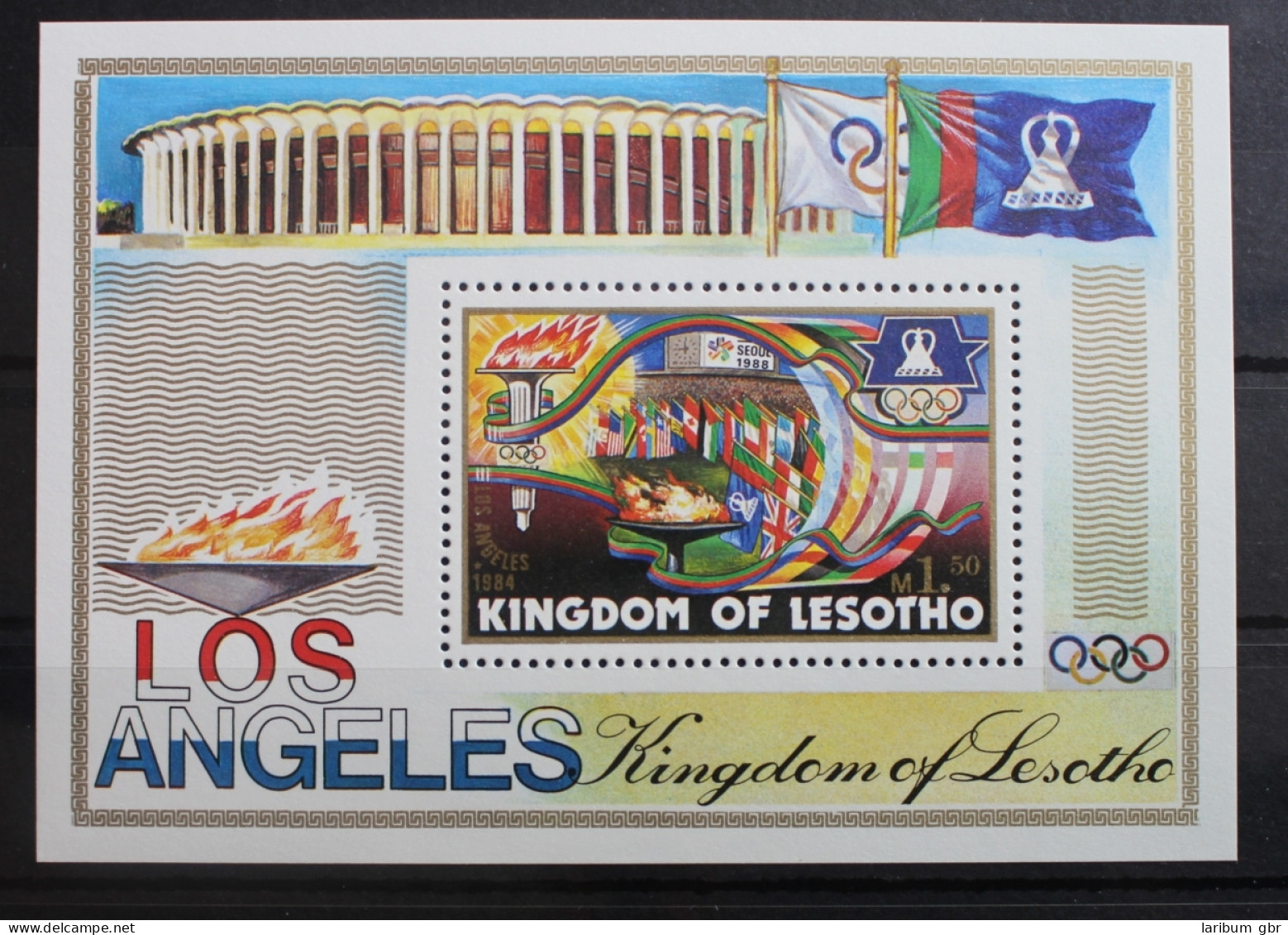 Lesotho Block 21 Mit 474 Postfrisch Olympische Spiele #RN224 - Lesotho (1966-...)