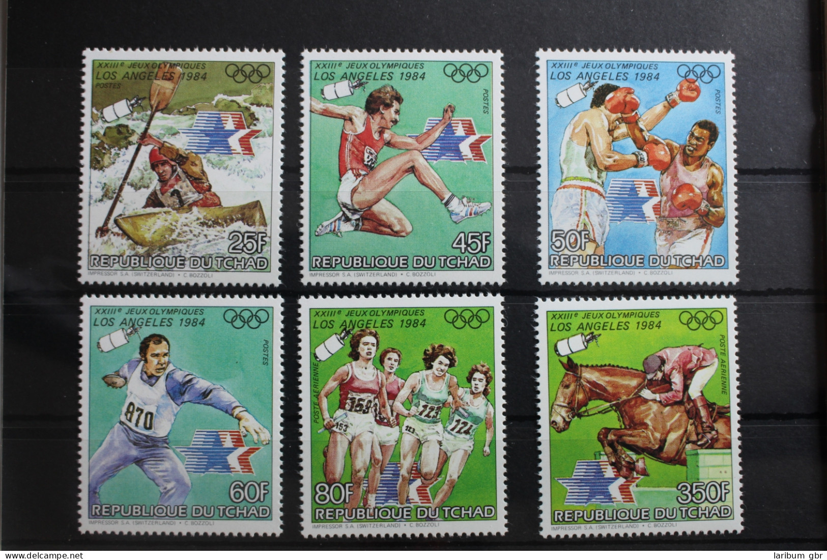 Tschad 992-997 Postfrisch Olympische Spiele #RM654 - Tschad (1960-...)