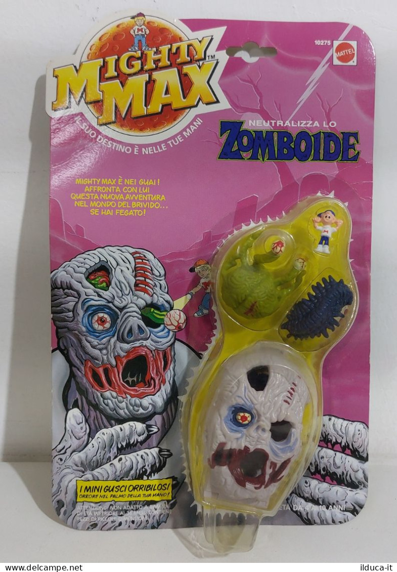 61496 Mighty Max - Neutralizza Lo Zomboide - Mattel 1992 BOXATO - Giocattoli Antichi