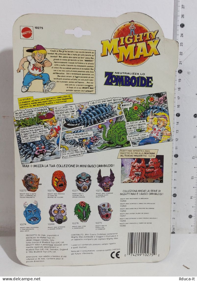 61496 Mighty Max - Neutralizza Lo Zomboide - Mattel 1992 BOXATO - Giocattoli Antichi