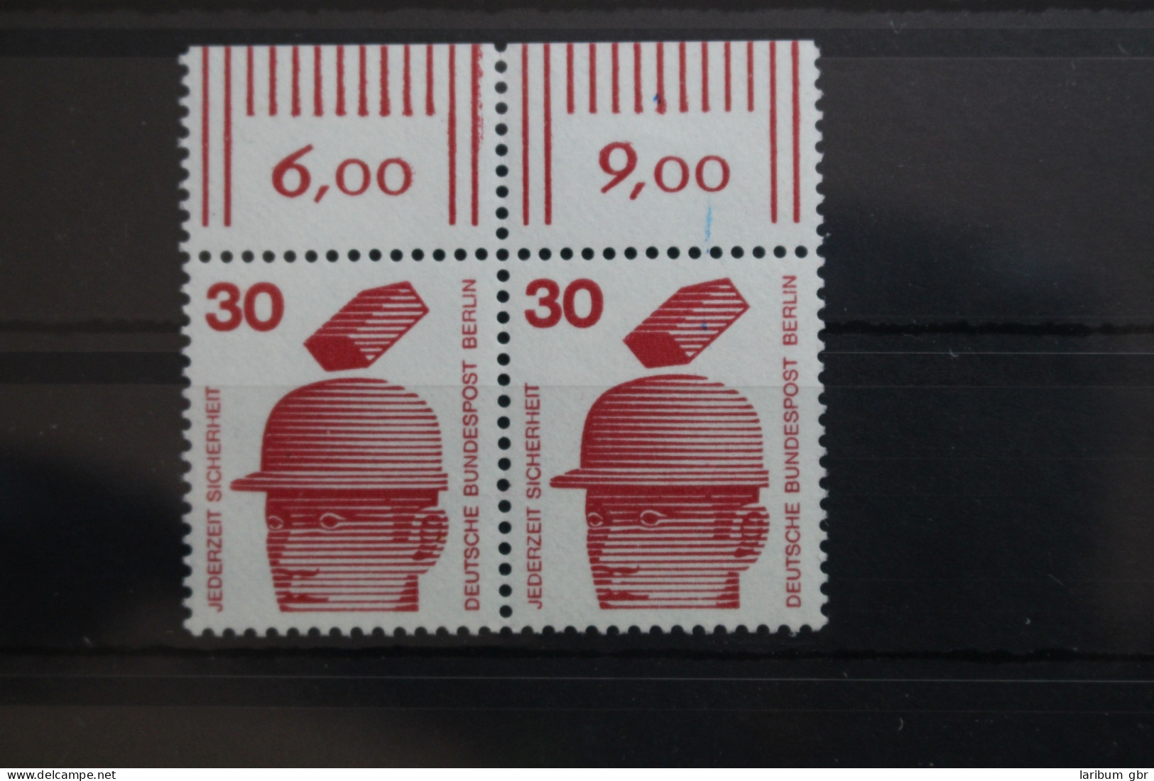 Berlin 406 Postfrisch Waagerechtes Paar Oberrand #SF829 - Sonstige & Ohne Zuordnung