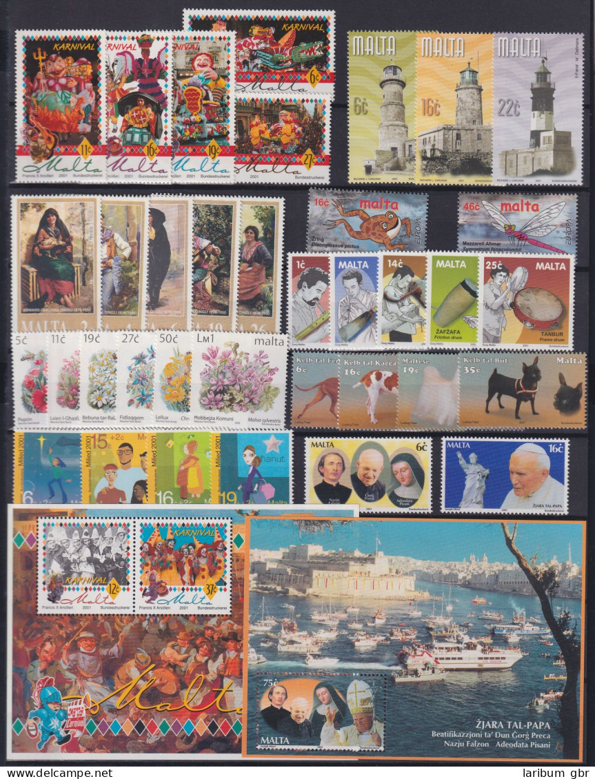 Malta Jahrgang 2001 Mit 1152-1206 Postfrisch #KV361 - Malta