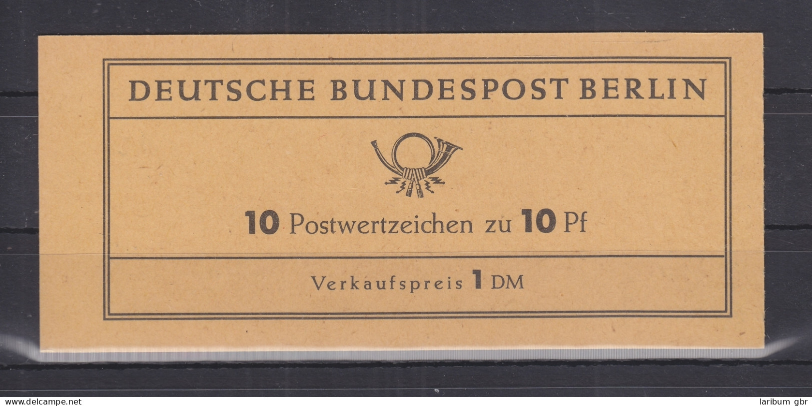 Berlin MH 3d RLV I Type A Postfrisch Geprüft Schmidl BPP -ungeöffnet- #RZ132 - Carnets