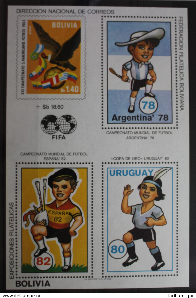 Bolivien Block 99 Mit 694 Postfrisch Fußball WM 1978 #SF714 - Bolivien