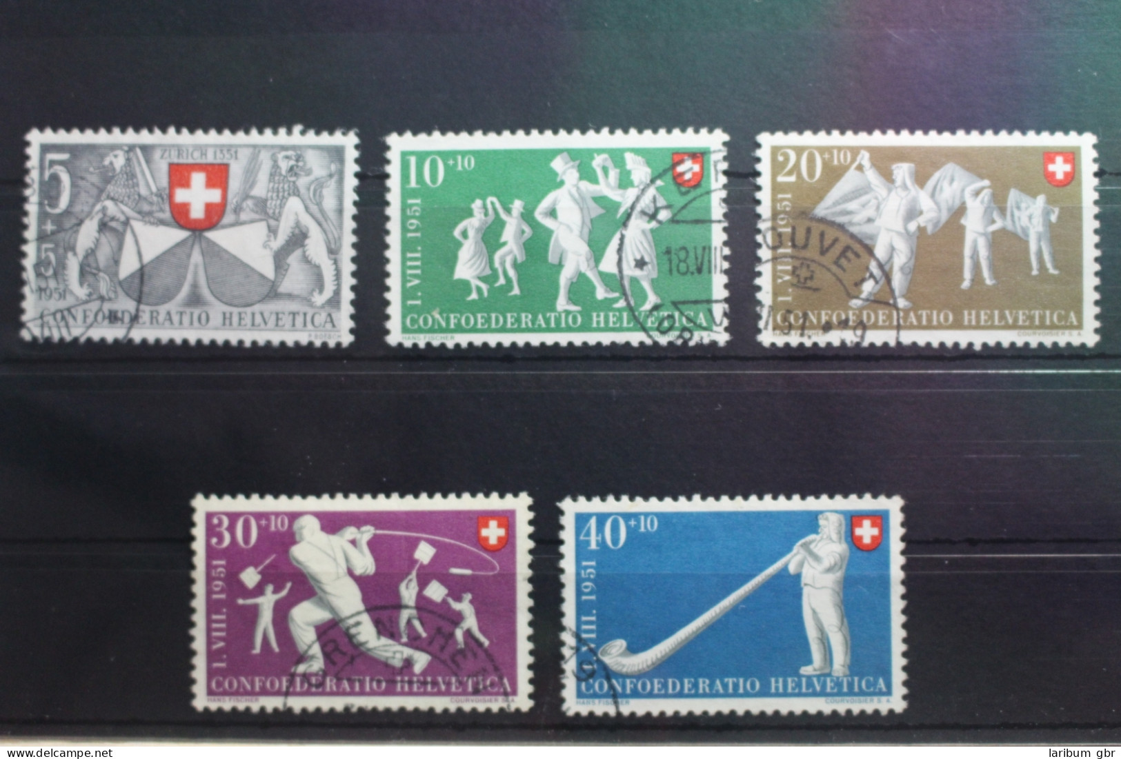 Schweiz 555-559 Gestempelt #SL052 - Other & Unclassified