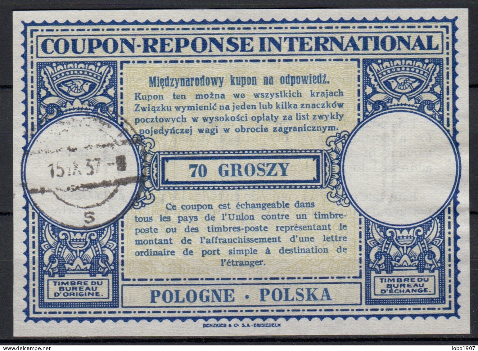 POLOGNE POLAND 1937-2023  Collection Of 18 International Reply Coupon Reponse Antwortschein IRC IAS  See List And Scans - Entiers Postaux