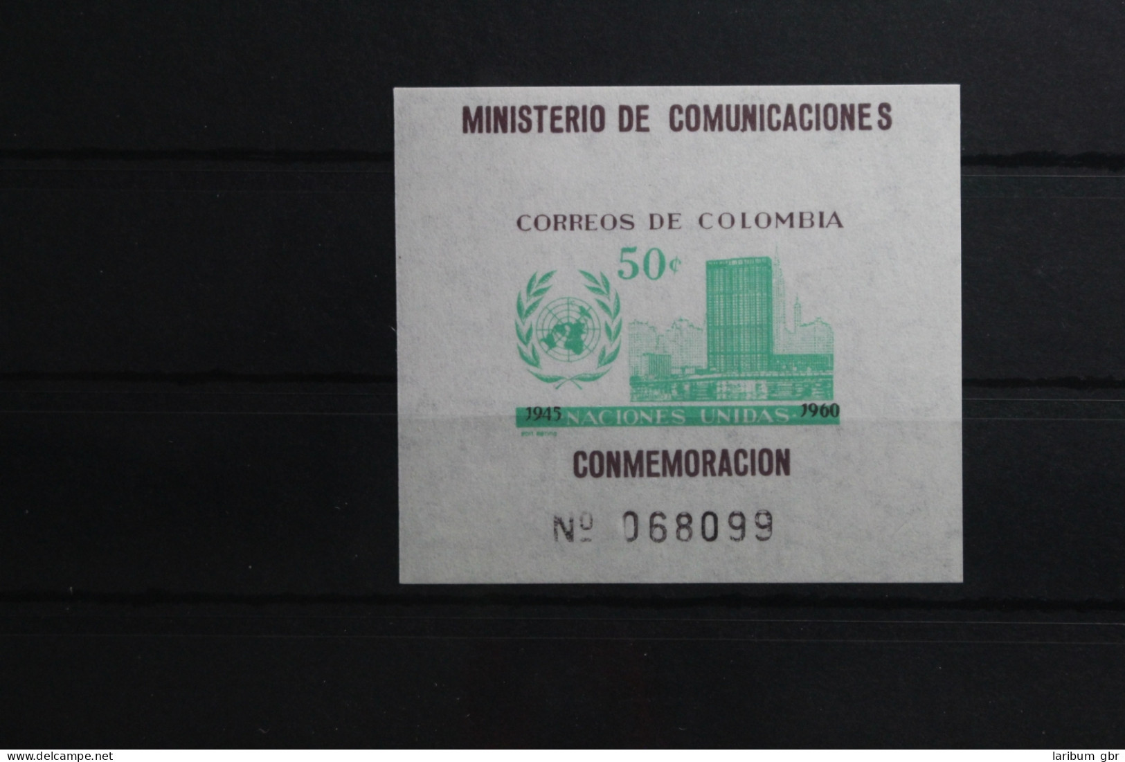 Kolumbien Block 21 Mit 954 Postfrisch #TL792 - Kolumbien