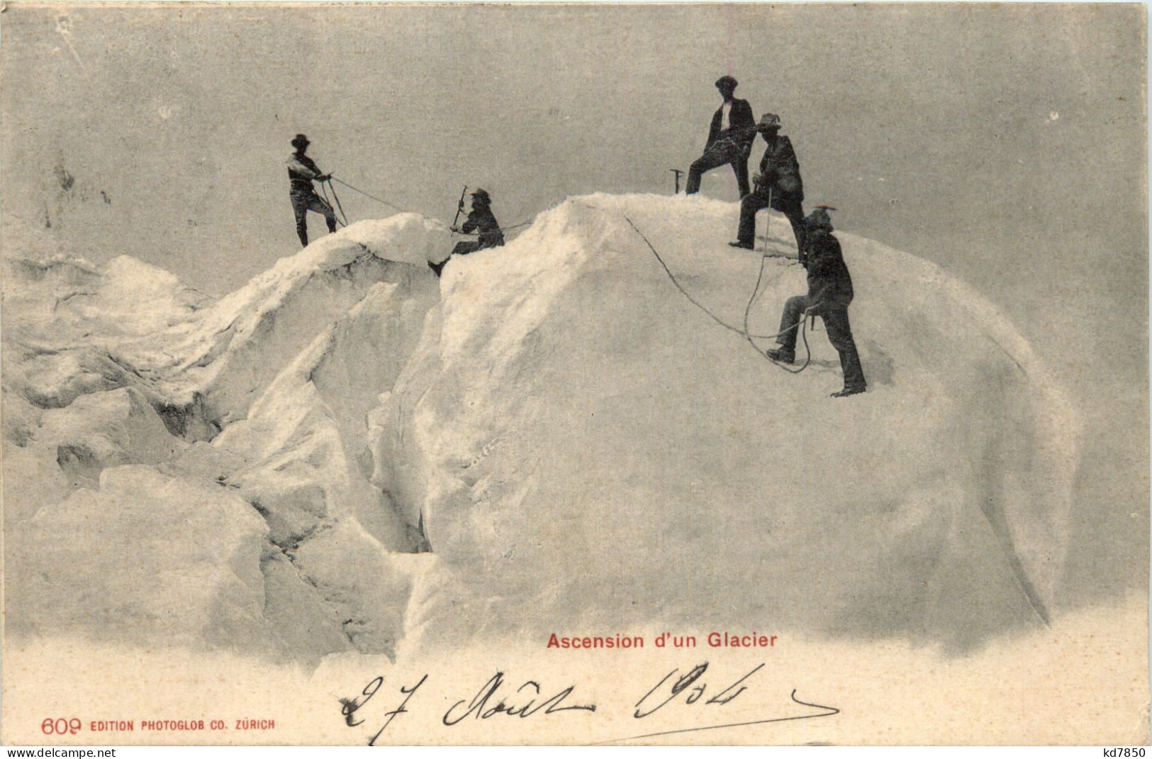 Ascension D Un Glacier - Alpinismus, Bergsteigen