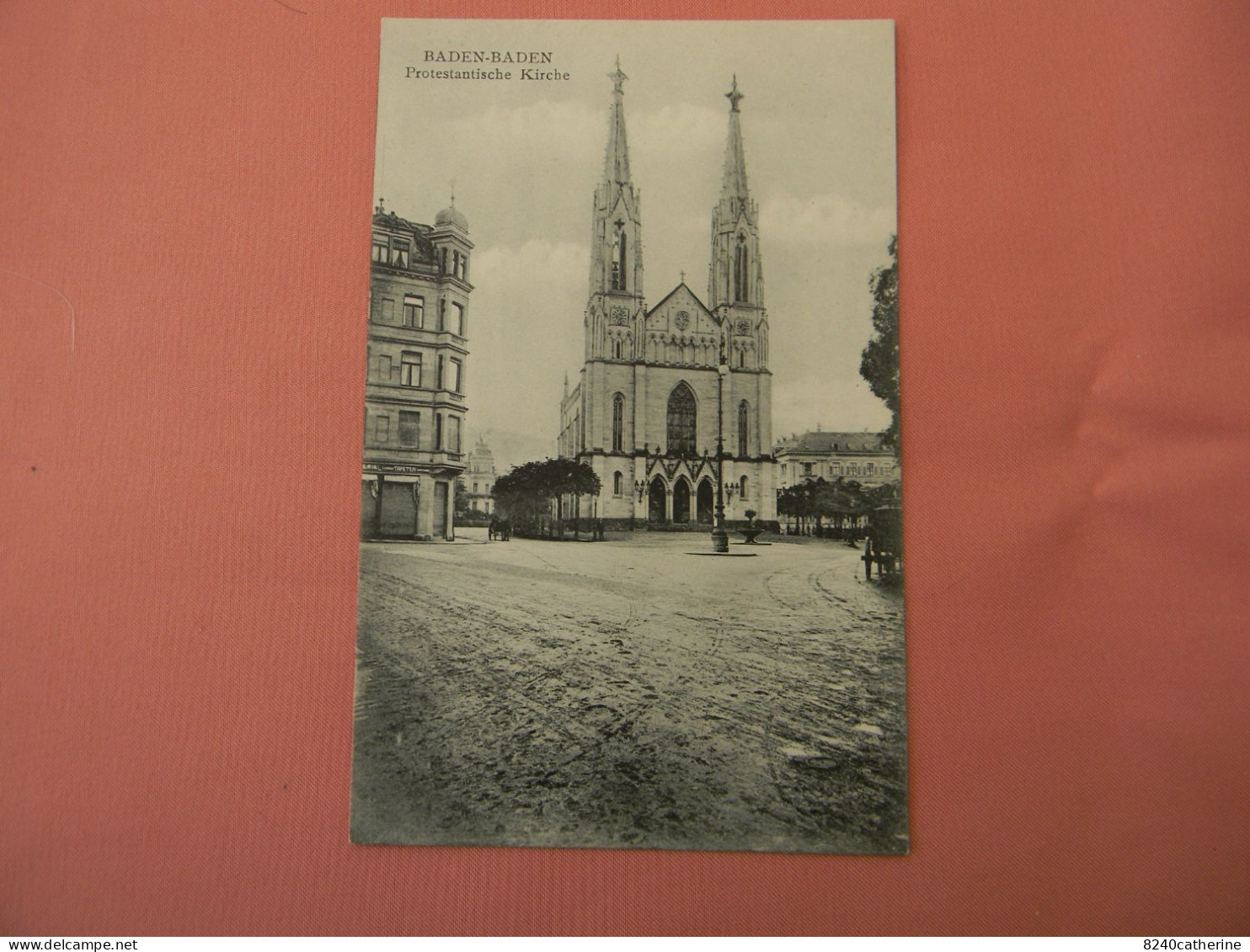 Carte Postale De BADEN-BADEN. Protestantische  Kirche. - Baden-Baden