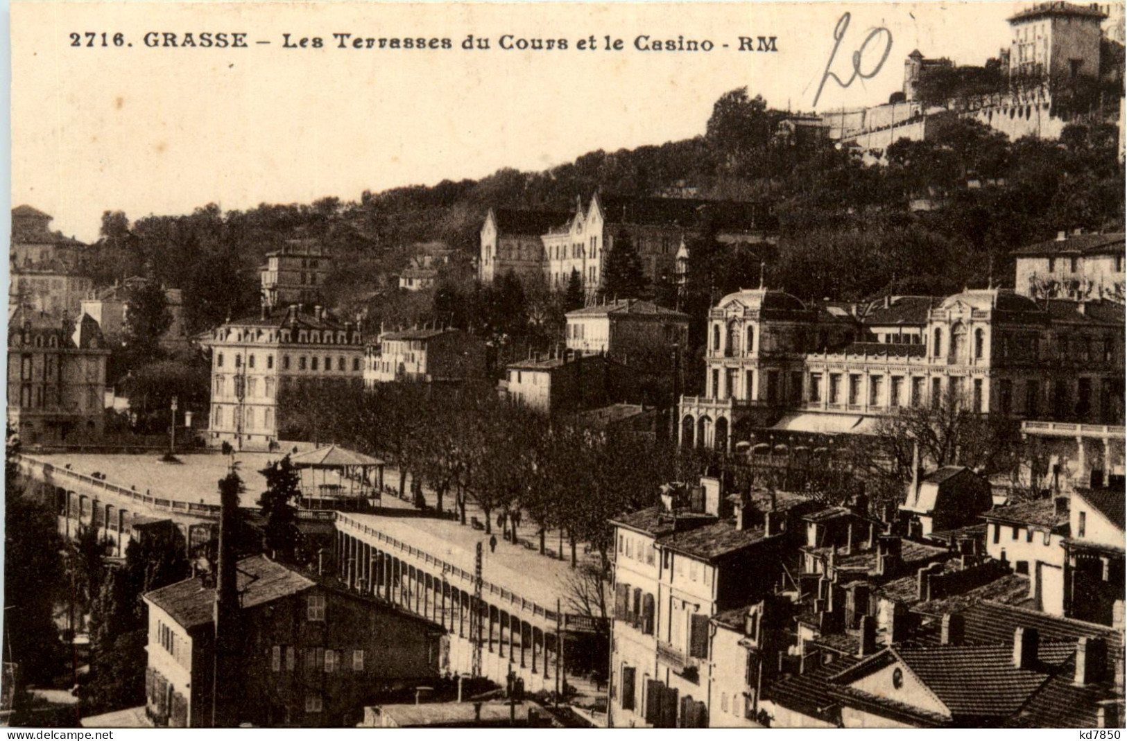 Grasse, Les Terrasses Du Cours Et Le Casino - Grasse