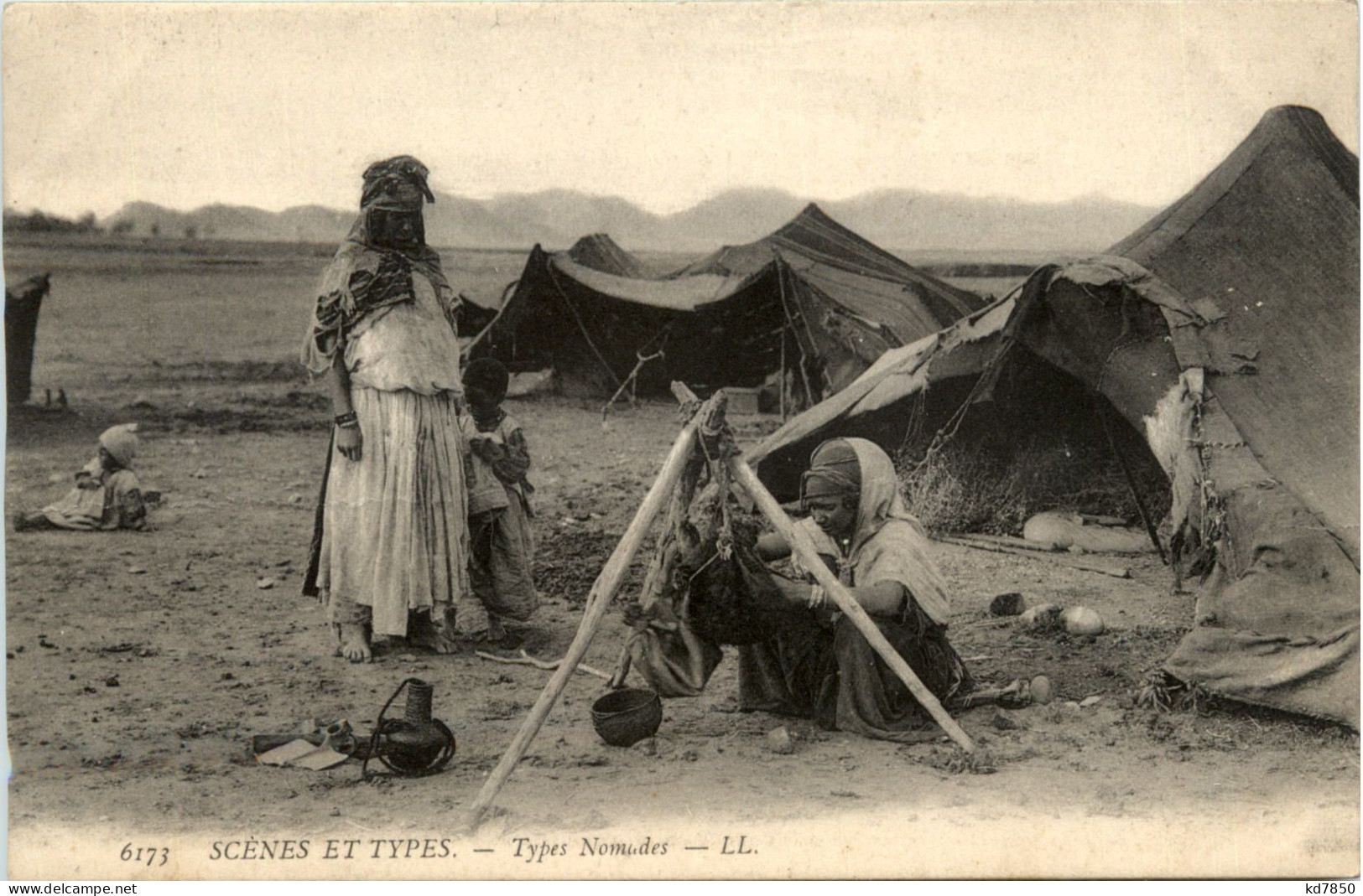 Algerie - Types Nomades - Scenes