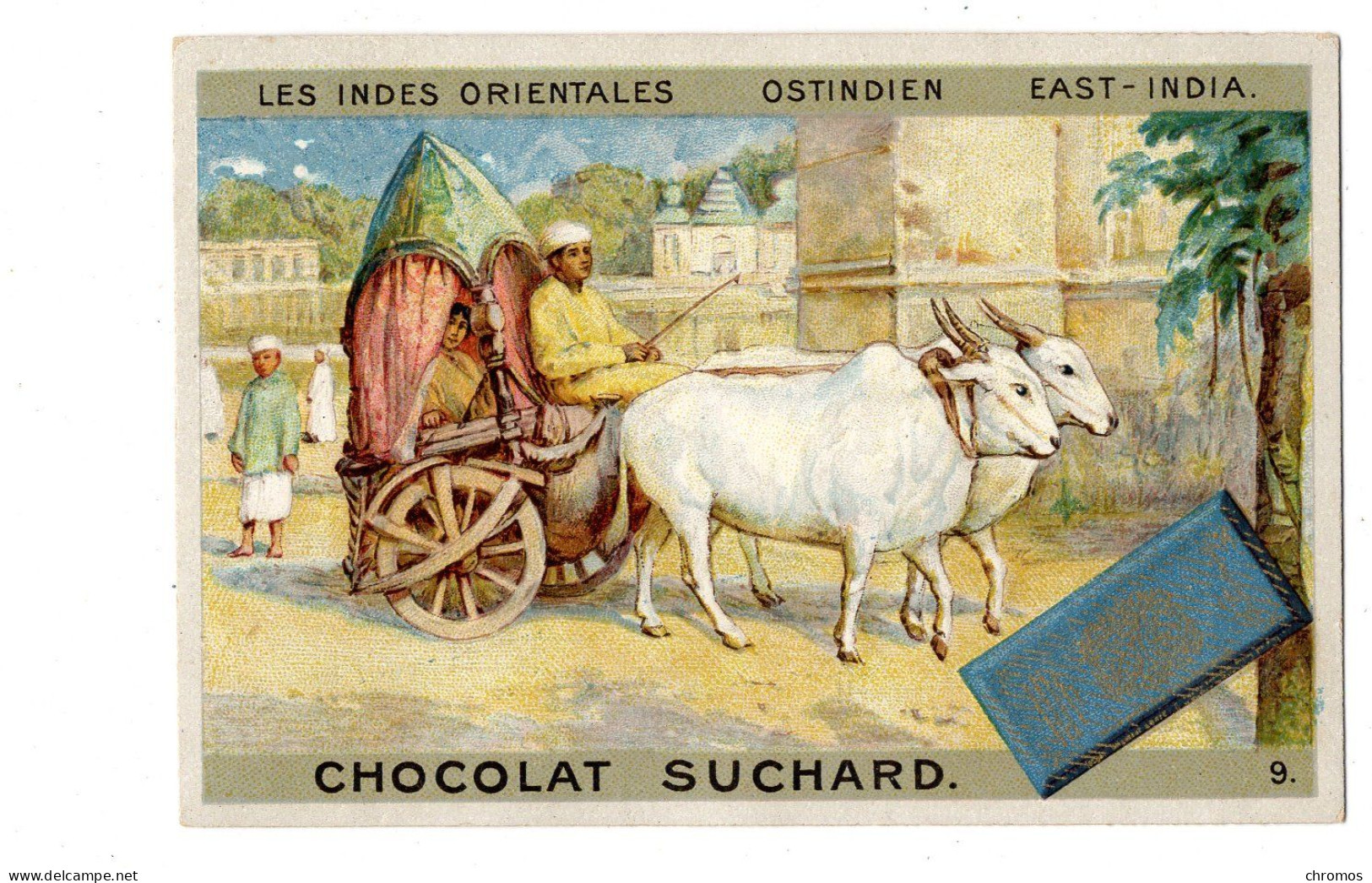 Chromo Chocolat Suchard, S 67 / 9, Moyens De Transport, Inde, Orient - Suchard