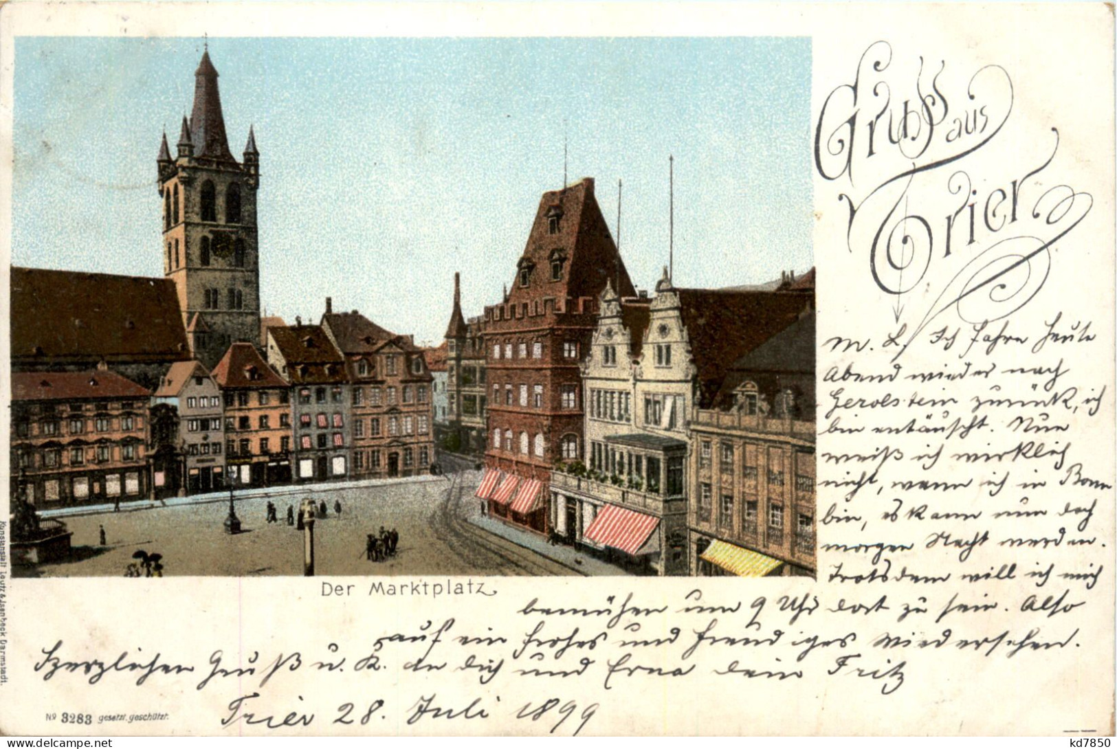 Gruss Aus Trier - Marktplatz - Trier