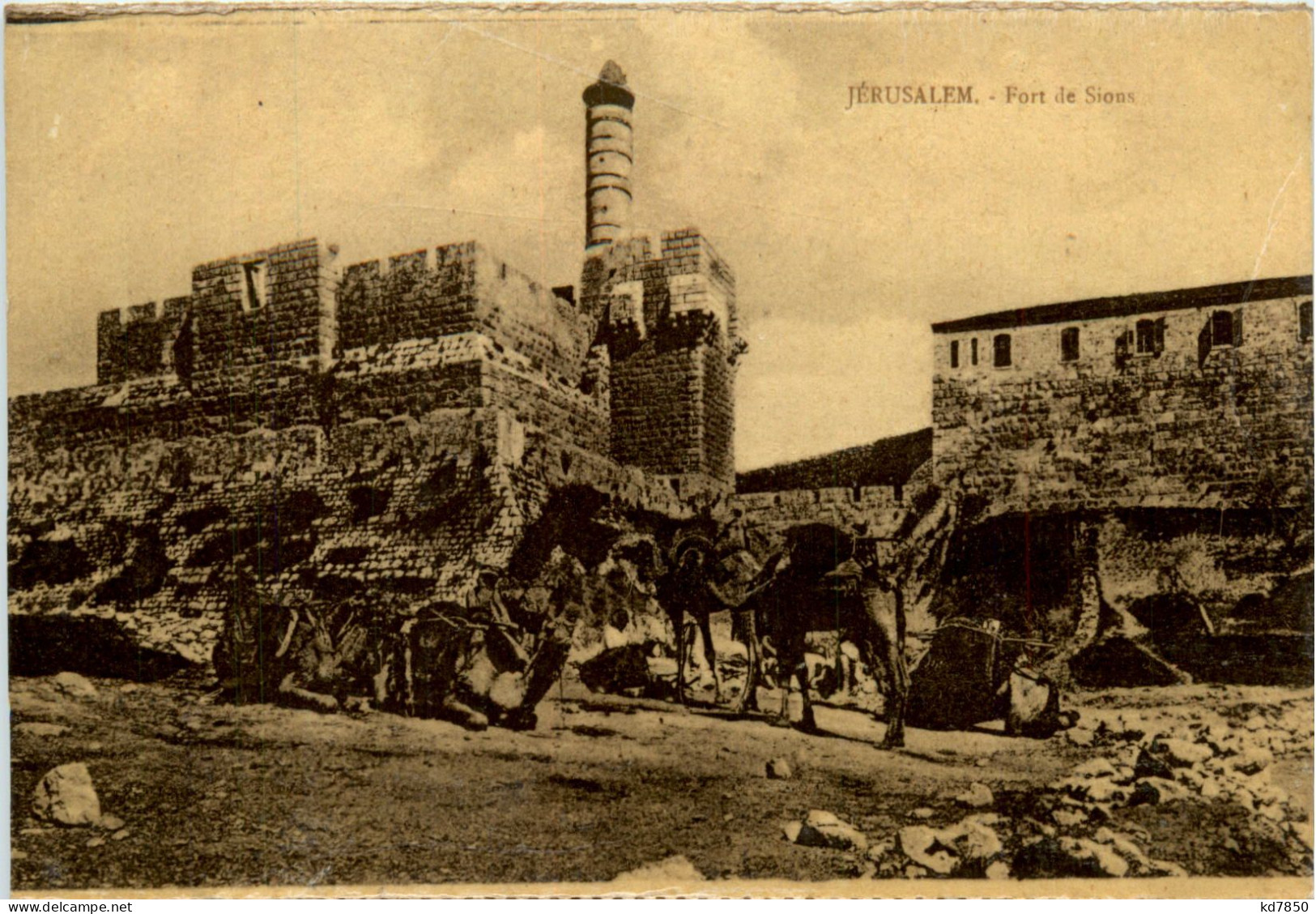 Jerusalem - Fort Du Sious - Palästina