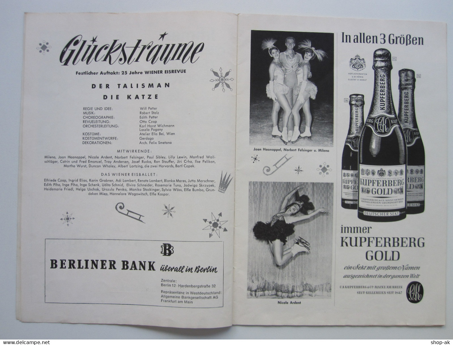 C4465/ 25 Jahre Wiener Eis-Revue 1964 Eislaufen Heft 28 Seiten,viele Abbildungen - Andere & Zonder Classificatie