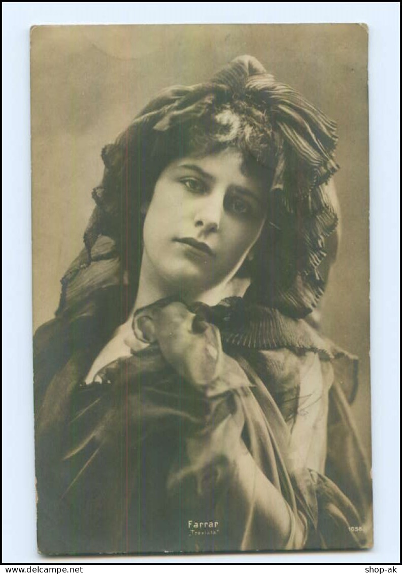 Y12051/ Geraldaine Farrar  Opernsängerin Oper Foto AK  1906 - Sänger Und Musikanten