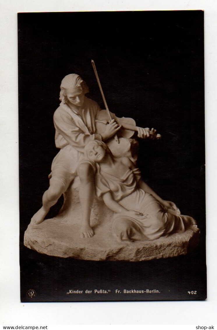 Y12008/ Skulptur  Erster  Meister FR. Backhaus  NPG Foto AK Ca.1912 - Sculpturen