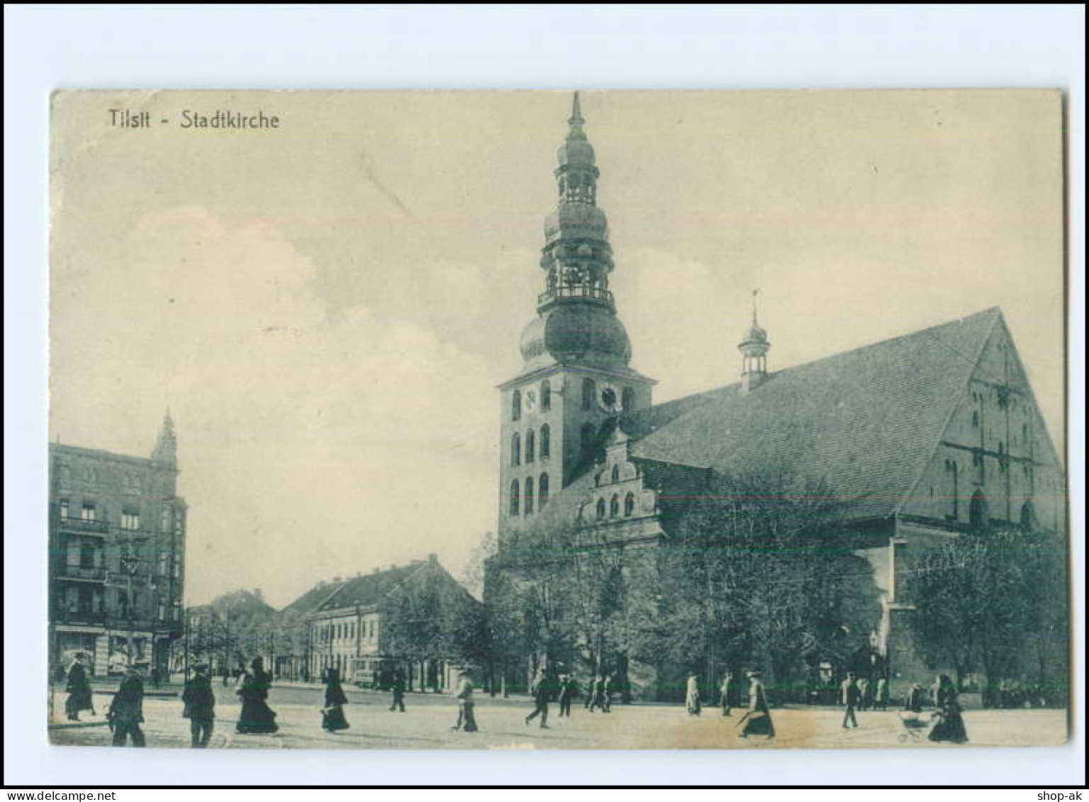 XX004651/ Tilsit Stadtkirche Ostpreußen AK 1916   - Ostpreussen