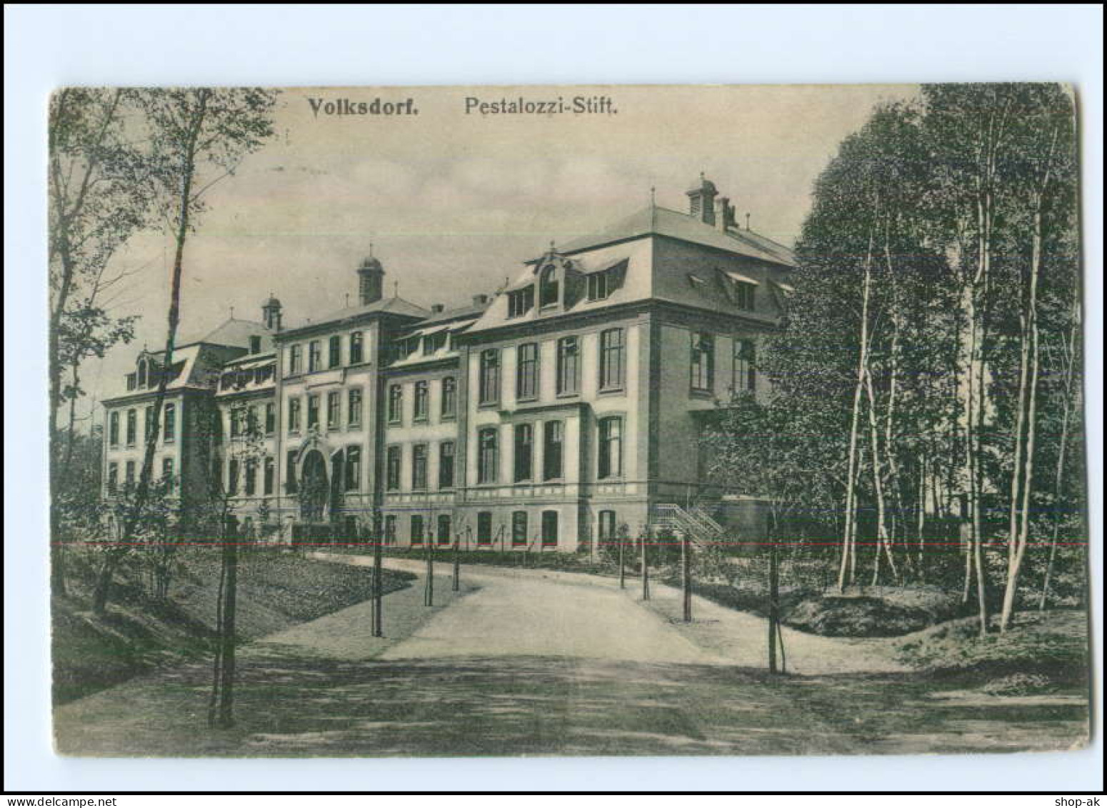 U6167/ Hamburg Volksdorf Pestalozzi-Stift 1911 AK - Wandsbek