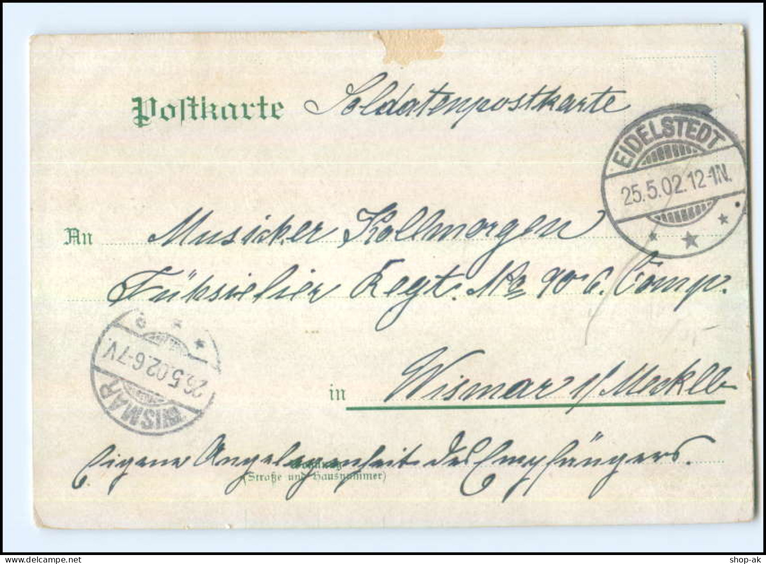 U6153/ Hamburg Gruß Aus Eidelstedt Schule 1902 AK - Eidelstedt