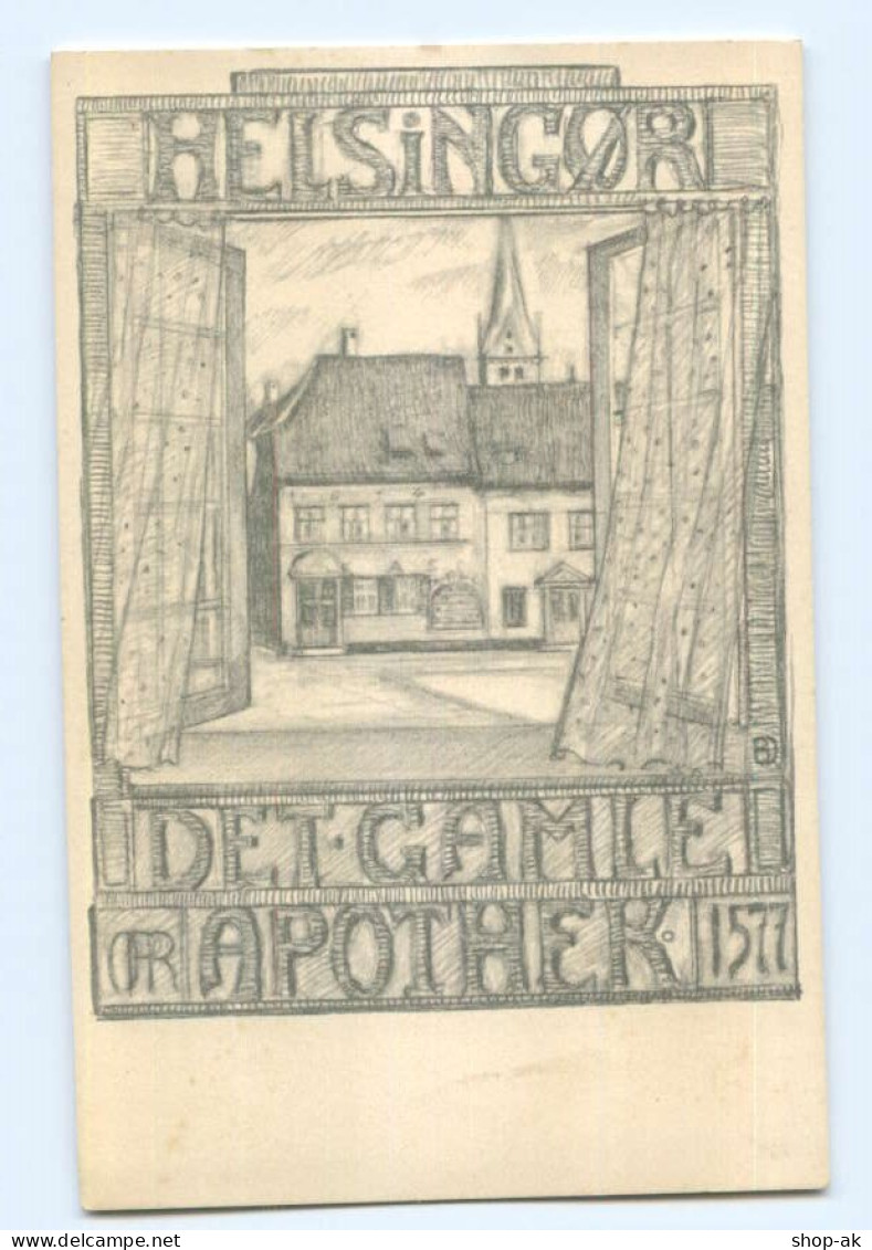 Y11797/ Helsingör Det Gamle Apothek   Dänemark AK Ca.1940-50 - Danemark