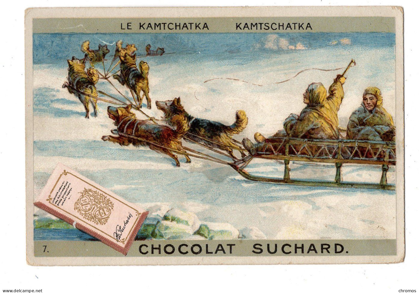 Chromo Chocolat Suchard, S 67 / 7, Moyens De Transport, Kamtschatka, Russie - Suchard