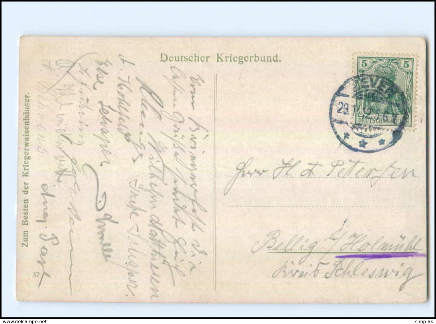 Y11584/ Deutscher Kriegferbund  Pferdeapell Soldaten Militär Ak 1912 - Autres & Non Classés