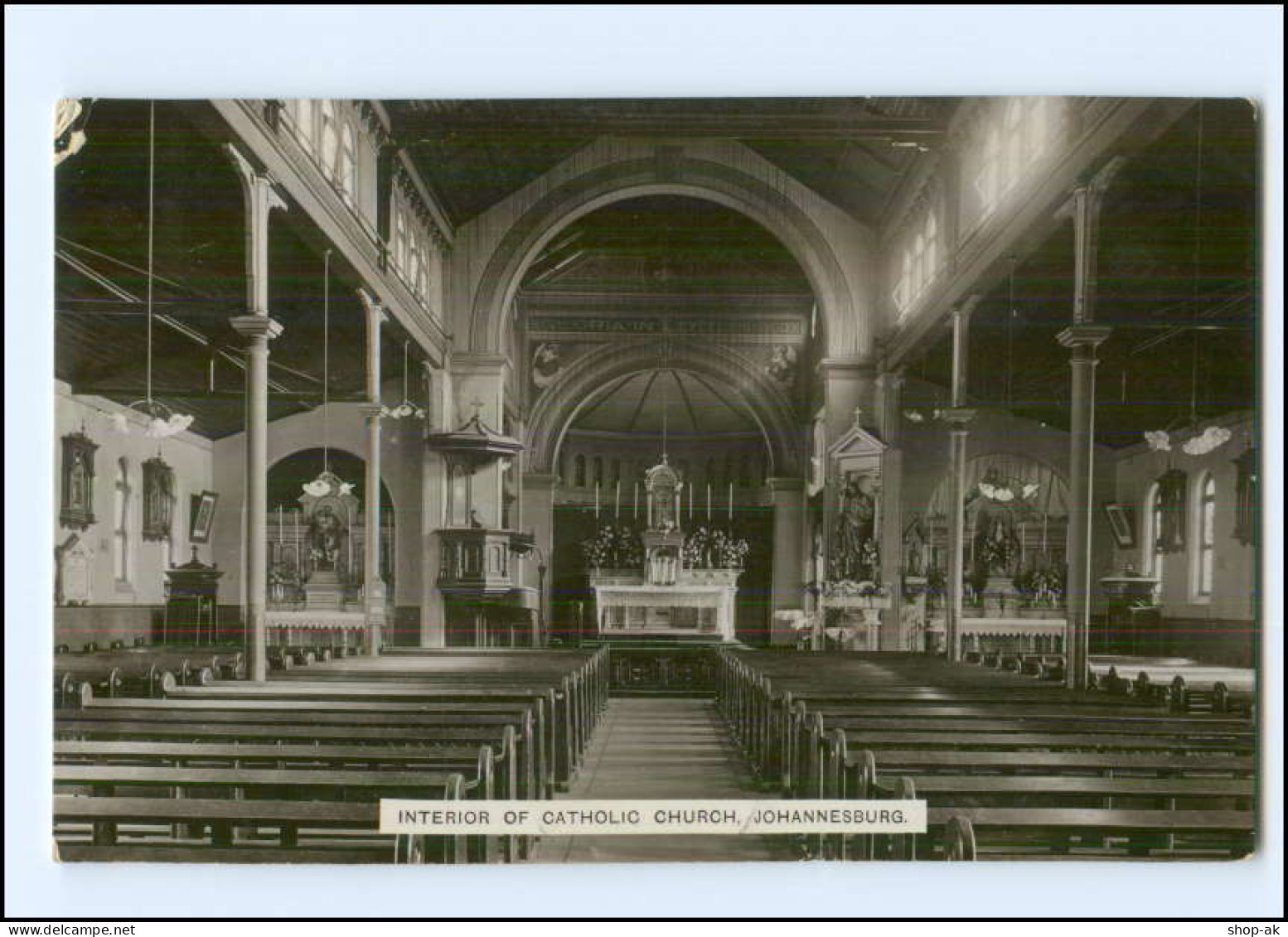 U5413/  Johannisburg Catholic Church Foto AK 1914 Südafrika - Ohne Zuordnung