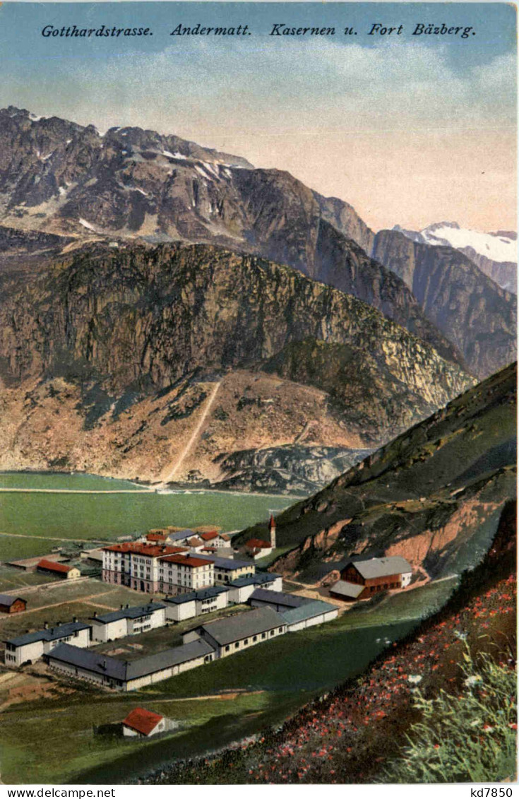 Andermatt - KAsernen Und Fort Bzberg - Andermatt