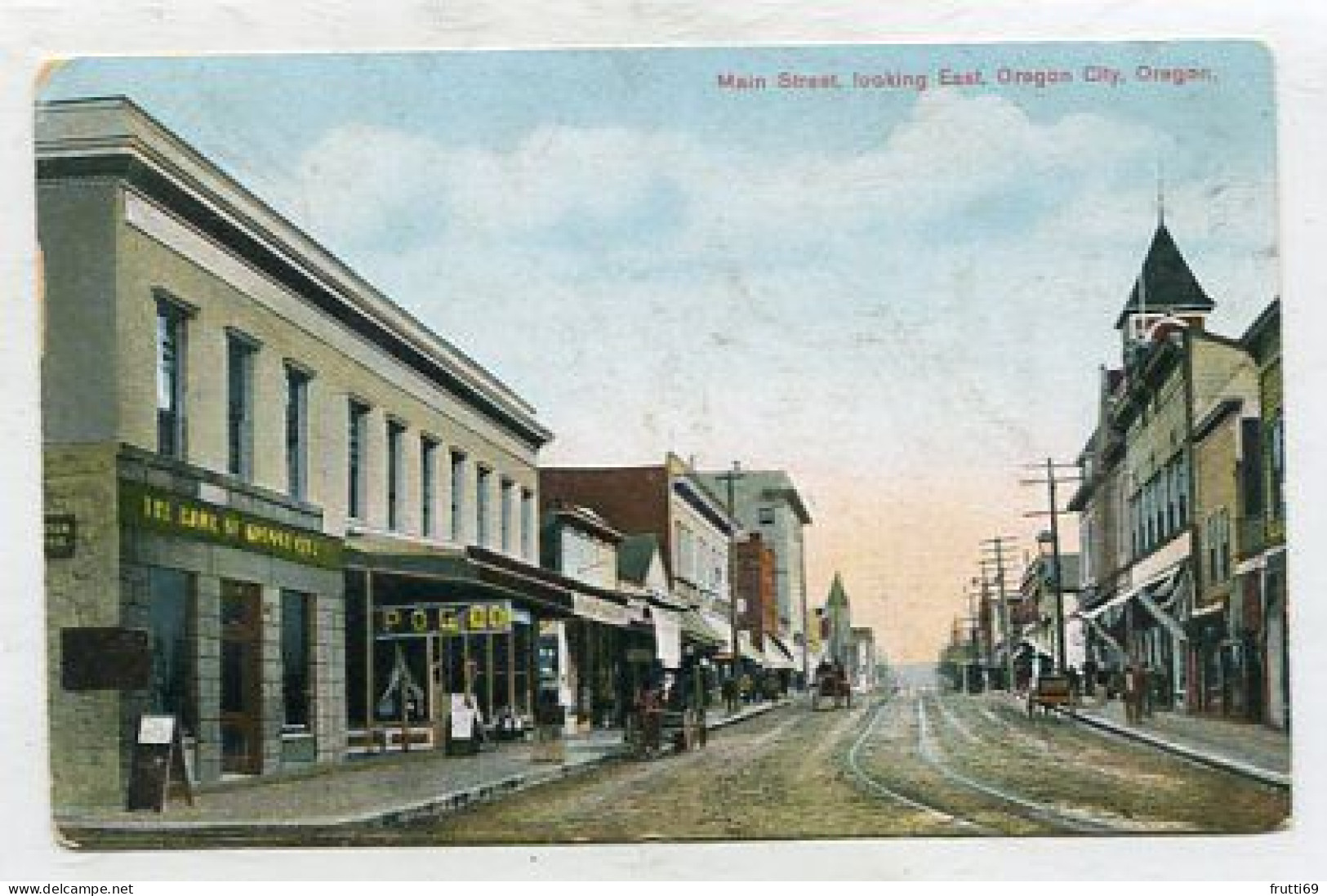 AK 213364 USA - Oregon - Oregon City - Main Street Looking East - Other & Unclassified