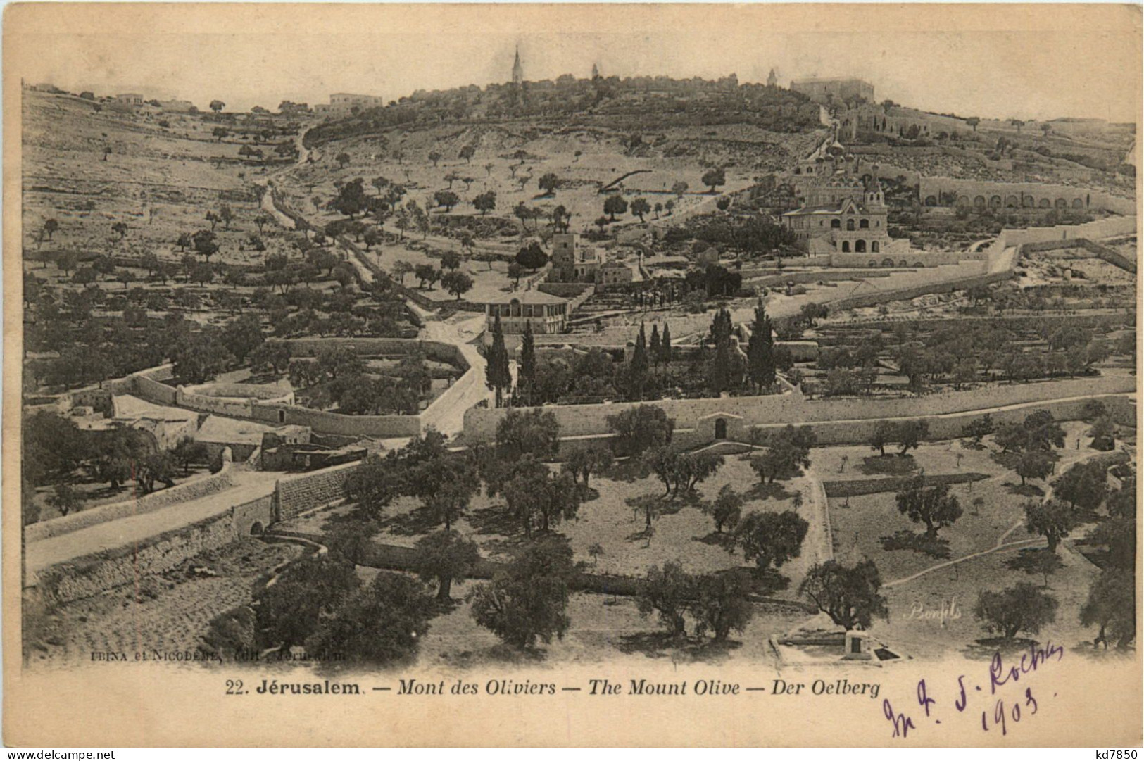 Jerusalem - Oelberg - Palästina