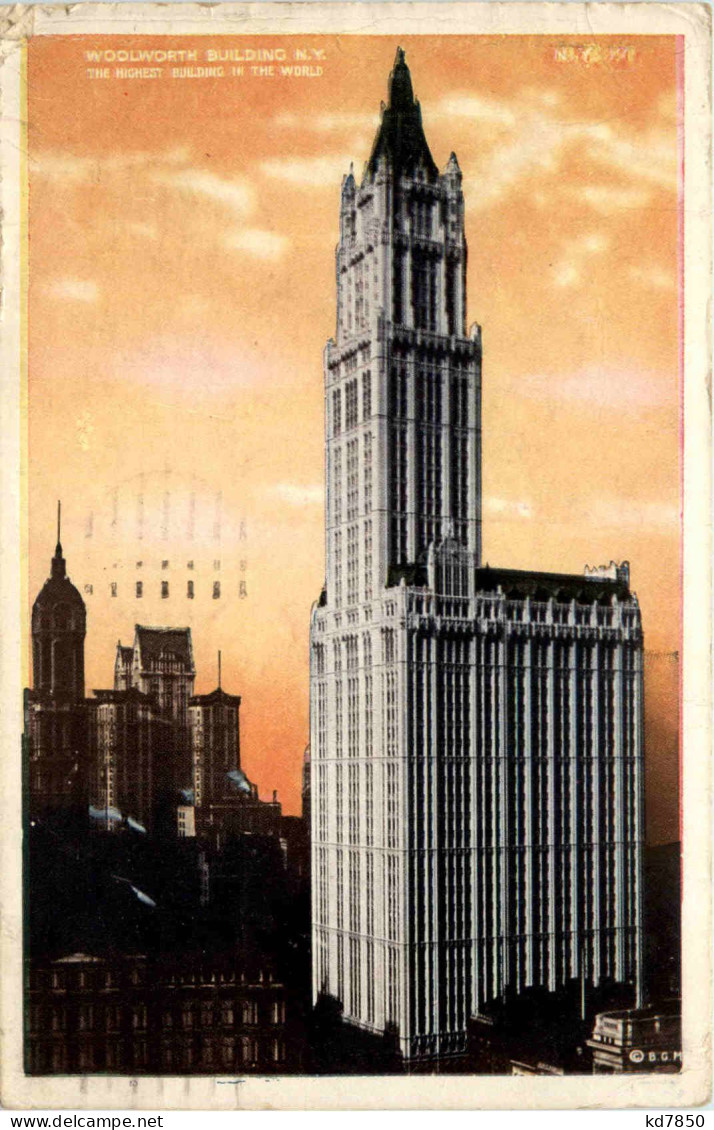 New York - Woolworth Building - Autres & Non Classés