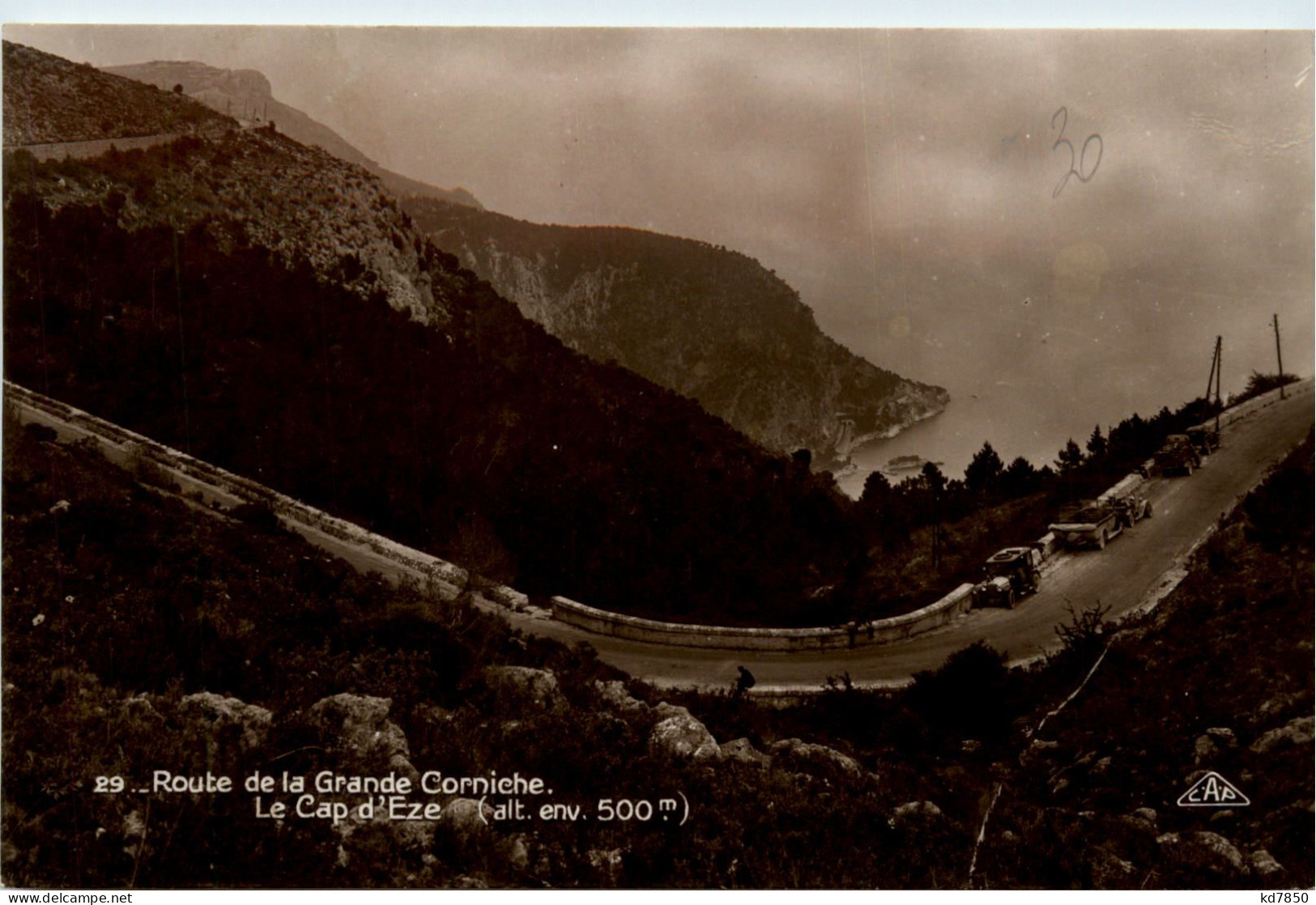 Eze, Le Cap DÈze, Route De La Grande Corniche - Eze