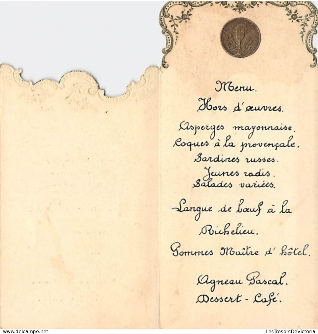 Menus Raymond Vander Hofstadt - Le 10 Mai 1942 - Communion - Menükarten